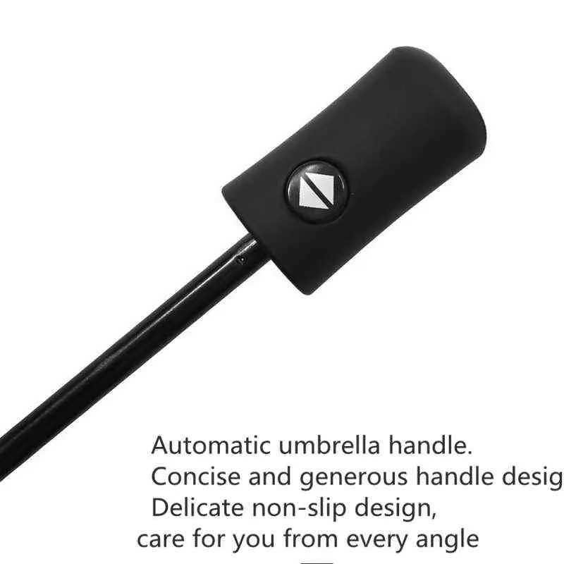 Automatisk vikning paraply kvinnor män auto öppen vindtät svart bil regn paraply stor storlek utomhus resa affärer sol uv parasoll 211124