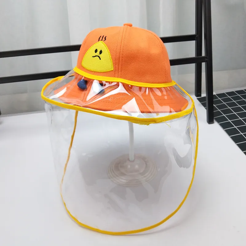 Antidroplet Baby Hut Frühling und Sommer Dünne süße Cartoon abnehmbar abnehmbar isoliert Fischerhut für Jungen und Mädchen