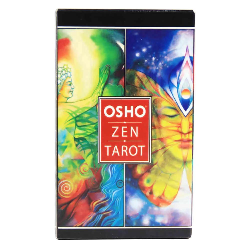 Osho Tarot s The Transcendental Of Zen 79 Deck pour débutants Divination Full Color Card Game Board Toy