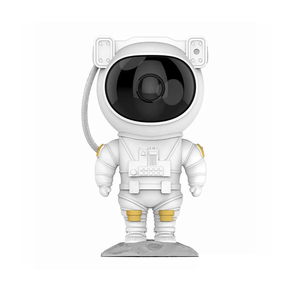 スタープロジェクターランプUSB宇宙飛行士ギャラクシー星空スカイプロジェクターナイトライトベッドルームテーブルランプ宇宙飛行星スカイプロジェクターラムH0922