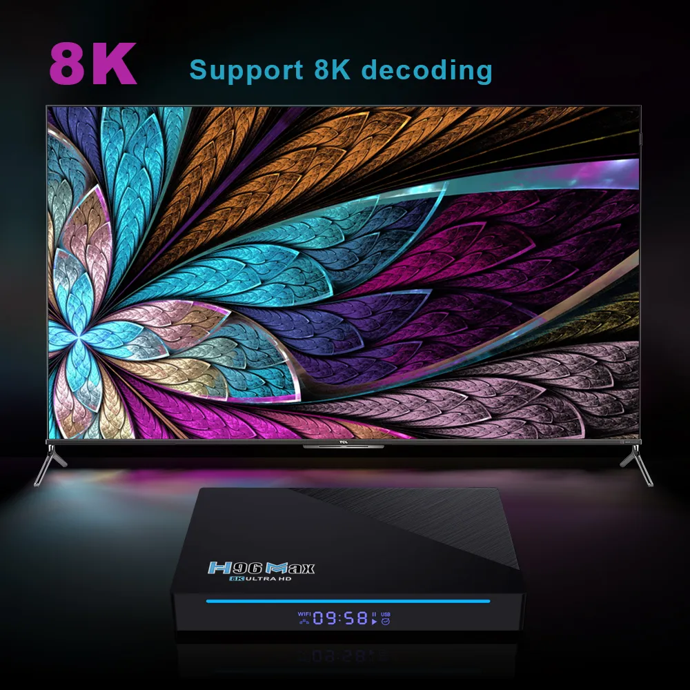 H96 Max RK3566 TV Box Android 11 8GB RAM 64GB 4GB 32GB 1080P 8K Google Play H96MAX TVBOX PLAY