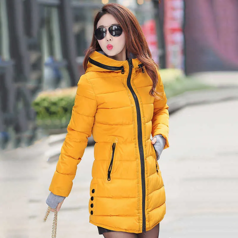 Winter Jacke Frauen Plus Größe Damen Jacken Und Mäntel Weibliche Baumwolle Gepolsterte Lange Parka Koreanische Mit Kapuze Chaqueta Muje[]// 211008