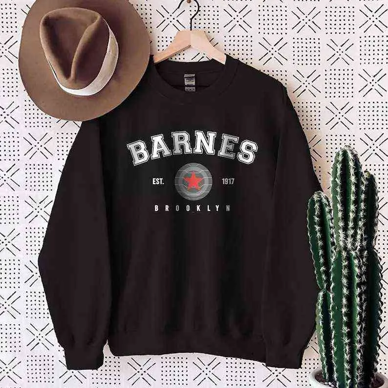 Barnes 1917 Sweatshirt Female Fashion Super Hero Sweatshirt Women Trending Long Sleeve Captain Clothing 211109
