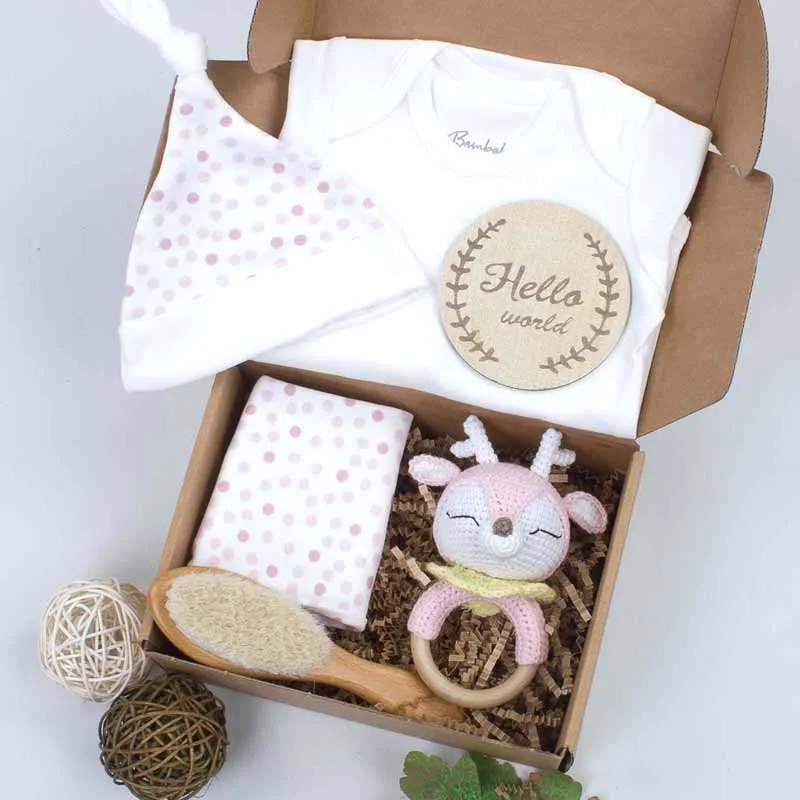 Nouveau-né bébé fait à la main coffret cadeau garçon fille bébés 6 pièces bio usage quotidien coffret cadeau jouet cadeau présent maman grossesse cadeaux modèles G1023