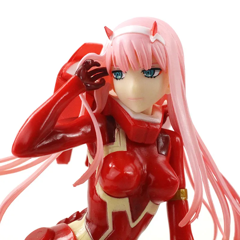 16cm Zero Two Figurine Anime DARLING In The FRAN Figure 02 Action Figures Girl PVC Collection Statue Model Toy Gifts X0526