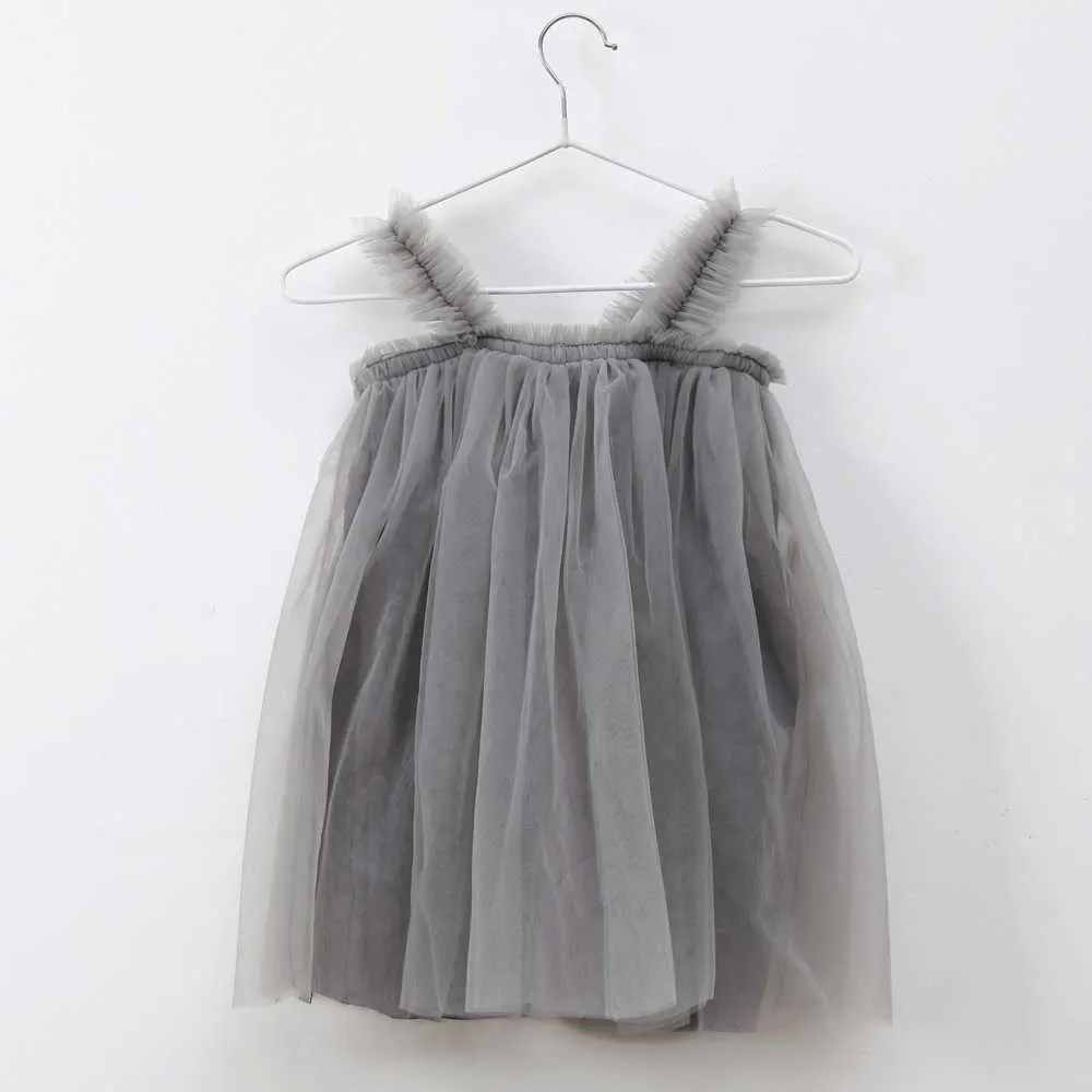 Ins Kinder Sets Sommer Mädchen Strapse Mesh Kleid Rock Prinzessin Rock Poncho