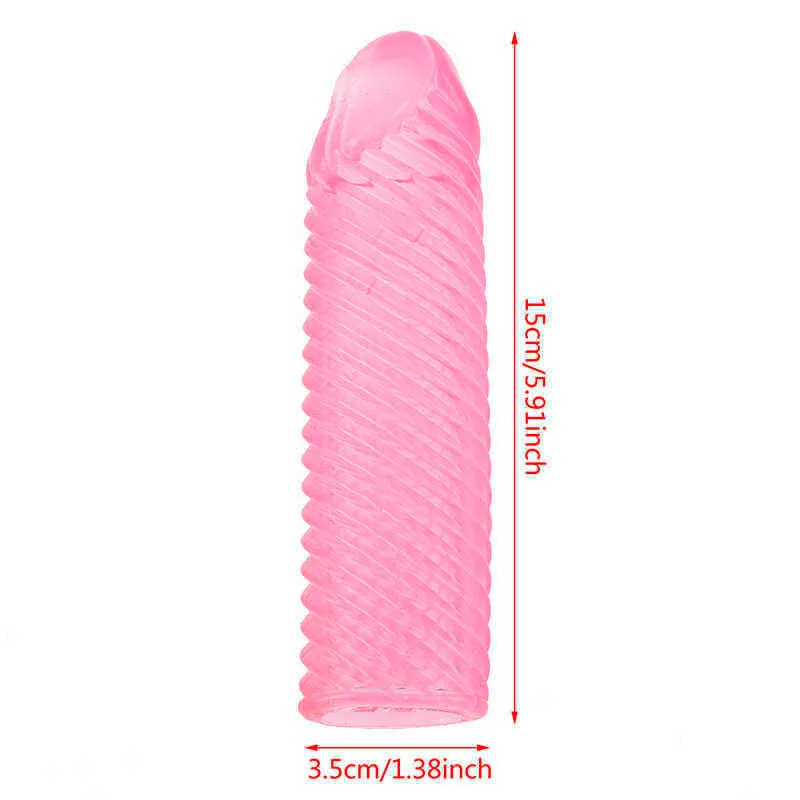 Nxy cockrings återanvändbar manlig silikon gummipunkt penis täcker vuxna sexprodukter falska 12049148560