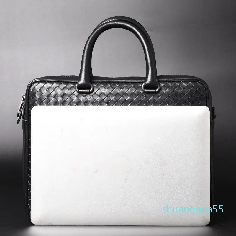 Men Bags Mini Bolsas Bolsas Bolsas de Couro Bolsa de Laptop Cowskin Genuine Leather Tecido Comercial Comercial Men's Bags3088