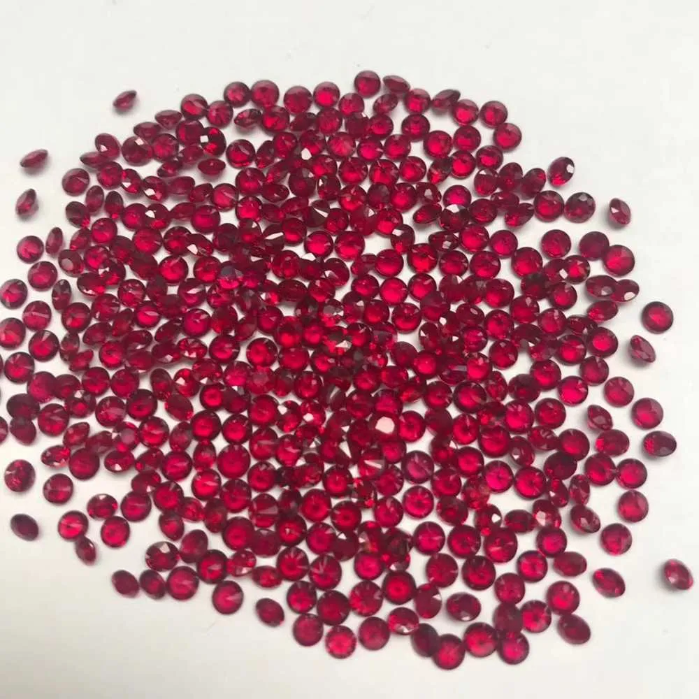 2mm 1cts Ruby Semi-precious stones Dark Red Pigeon blood red 100% Natural Ruby Gemstone Origin Africa Ruby stone 240413