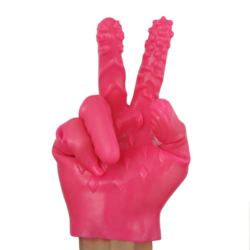 大人のカップル用のセックスグローブマスターベーションエロティックフィンガーセックスショップおもちゃ手袋
