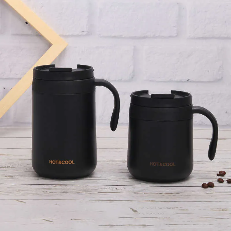 330/350/500ml Stainless Steel Mini Thermos Mug Cute Water Bottle For Girls Travel Vacuum Flasks Thermal Bottle Coffee Tea Cup 210809