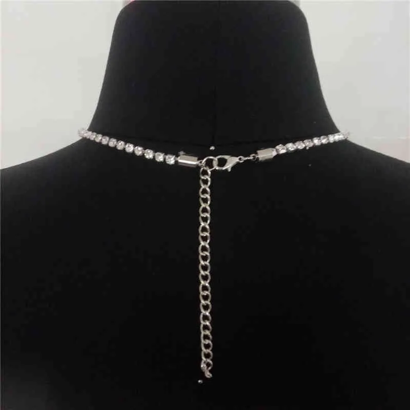 Религиозная панк -лента бриллиантовое колье DIY Diamond Chain By02244905656