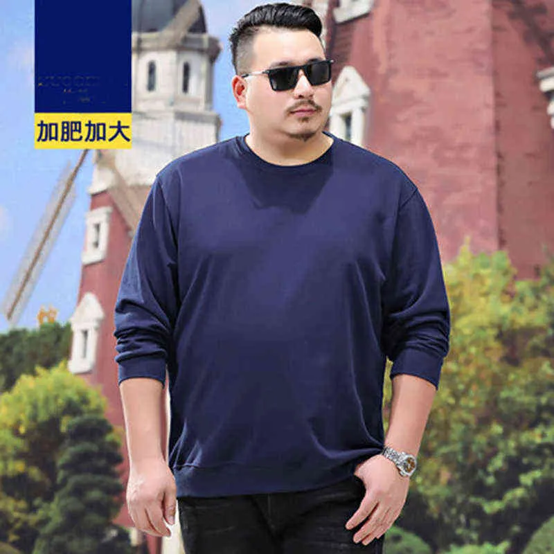 Grand T-shirt homme grande taille 7XL 8XL 9XL 10XL 11XL 12XL Automne Hiver à manches longues en coton lâche sport noir blanc bleu haut G1222