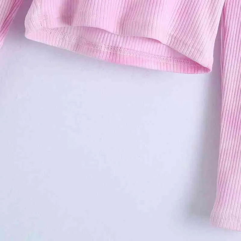 春の女性ネクタイ染料印刷フード付きTシャツカジュアル女性長袖クロップトップスT1393 210430