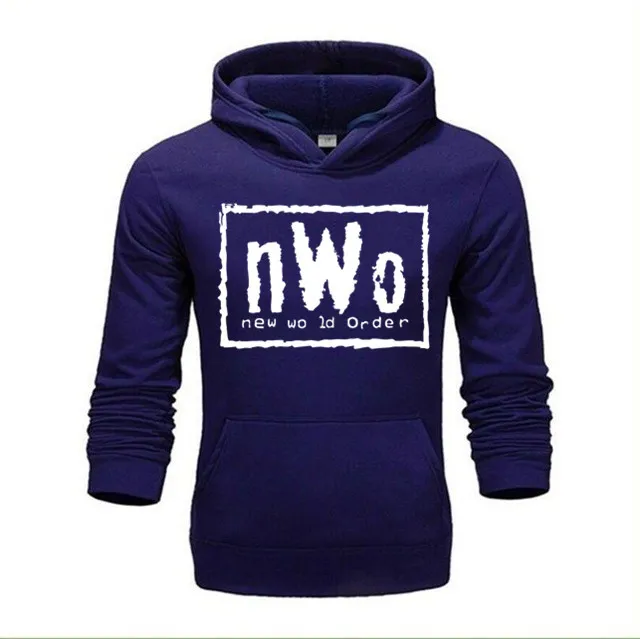 Felpe con cappuccio Wcw Wrestling Nwo World Ink Wolfpac da uomo adulti Camisetas di abbigliamento maschile di marca