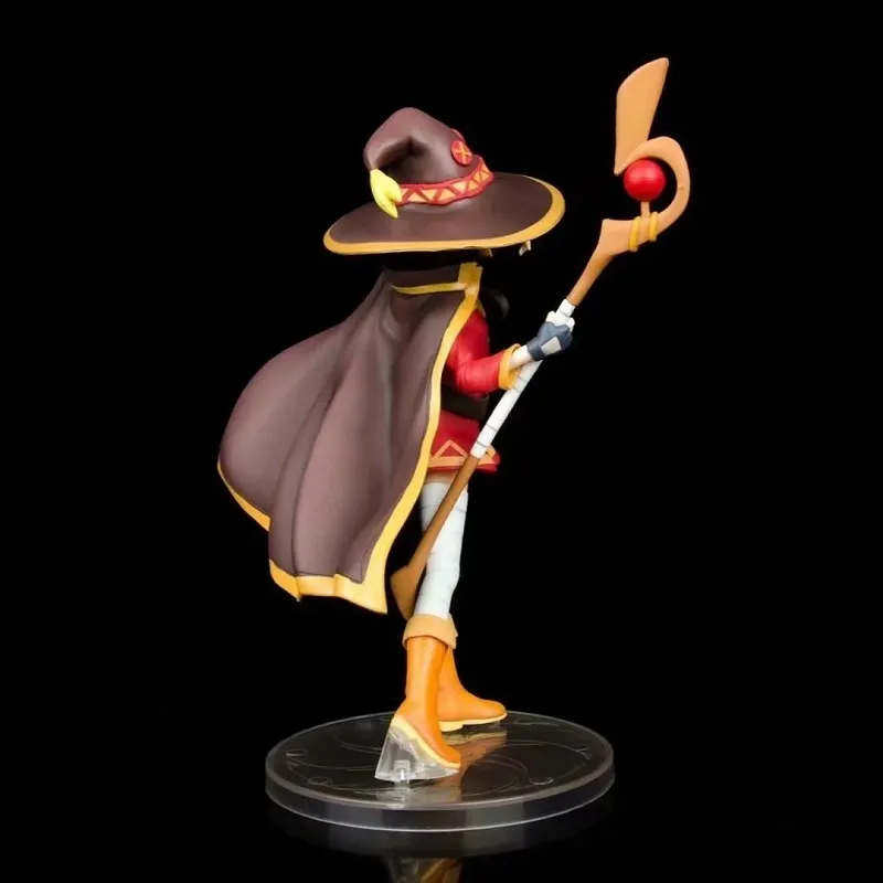 Konosuba megumina estatueta konosuba god039s bênção neste maravilhoso mundo mahou shoujo ação magia figura brinquedo kawaii japonão6983036