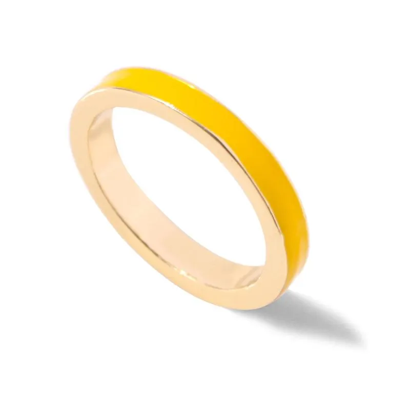Clusterringen 5 stks regenboog stapelbare ring set voor vrouwen kleurrijke gouden email gevulde sieraden geschenken bohemie vinger eeuwigheid289a