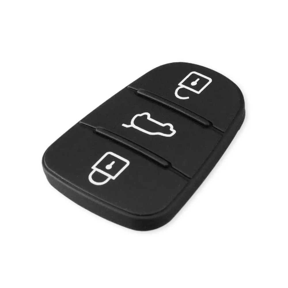 3 Button Remote Key Fob Case Rubber Pad For Hyundai I10 I20 I30 IX35 for Kia K2 K5 Rio Sportage Flip Key7392707