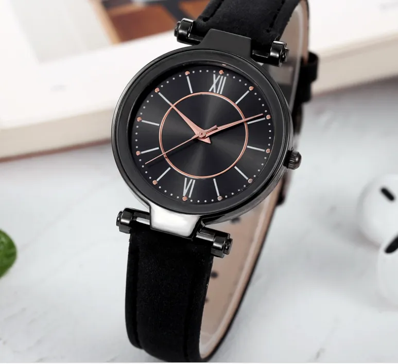McyKcy Brand Leisure Fashion Style Womens Watch Good Selling Pink Leather Band Quartz Battery Ladies Watches Wristwatch342S