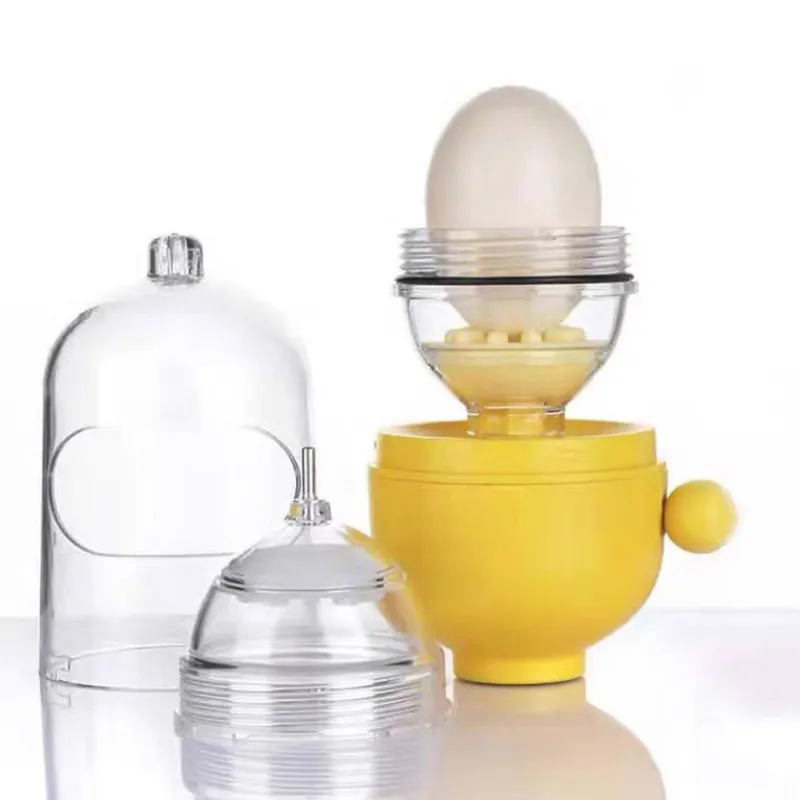 Toss ägg mixer shaker rör skal inuti manuell kök matlagning verktyg guld 210423