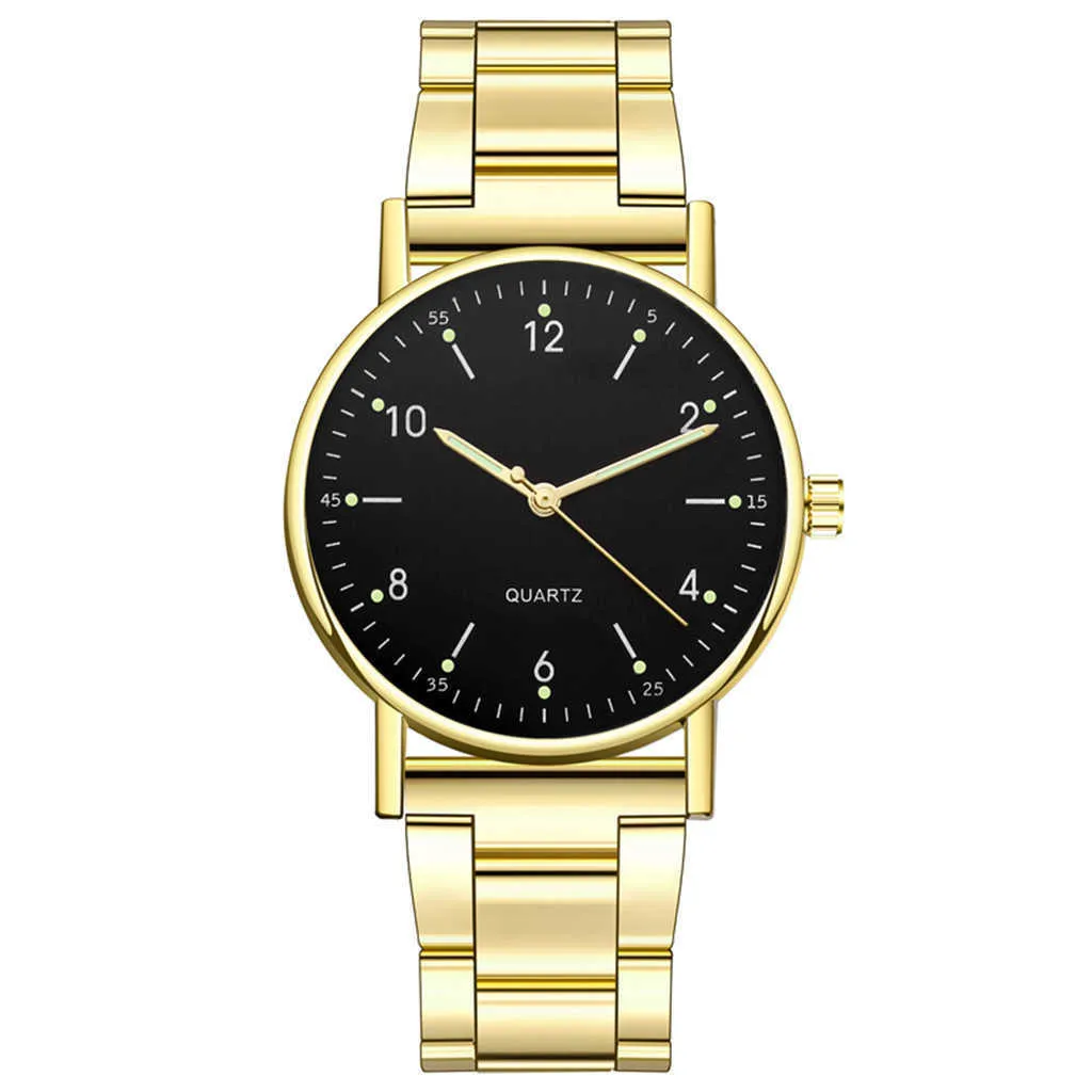 Women's high-end stainless steel luminous dial casual fashion simple style quartz watch G230529