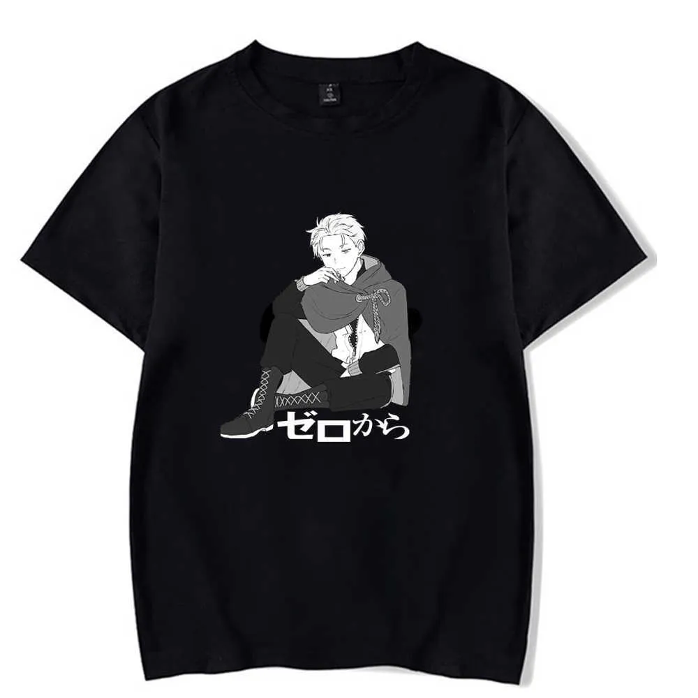 Re:zero camiseta Uniex Anime moda Casual cuello redondo manga corta Y0809