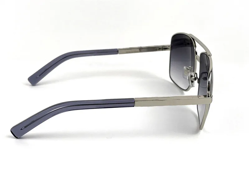 мужские металлические солнцезащитные очки, новая мода, классический стиль, позолоченная квадратная оправа, винтажный дизайн, уличная классическая модель 0259 с футляром и 3111