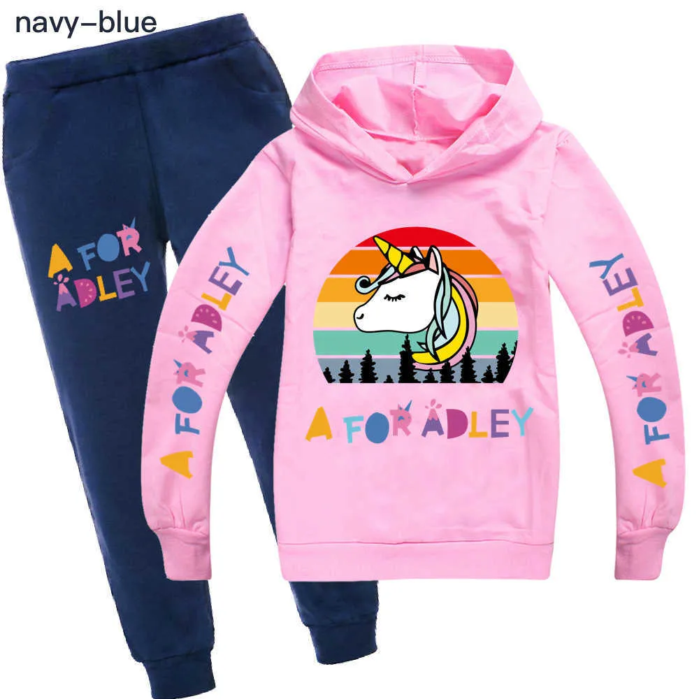 A for Adley Cobra Kai Movie Inspired Funny Spring and Autumn Hooded sweatshirt 2021 New Boys and Girls Tops H1023