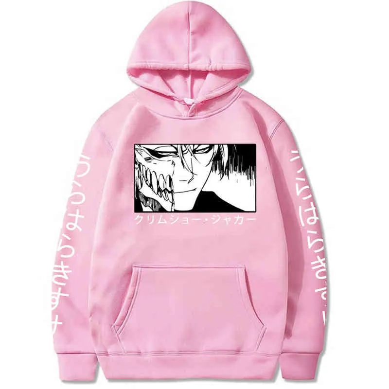 Anime Bleach Hoodie Hip Hop Pulowers Urahara Kisuke Bluza Jesień Mężczyzna Ubrania H1227