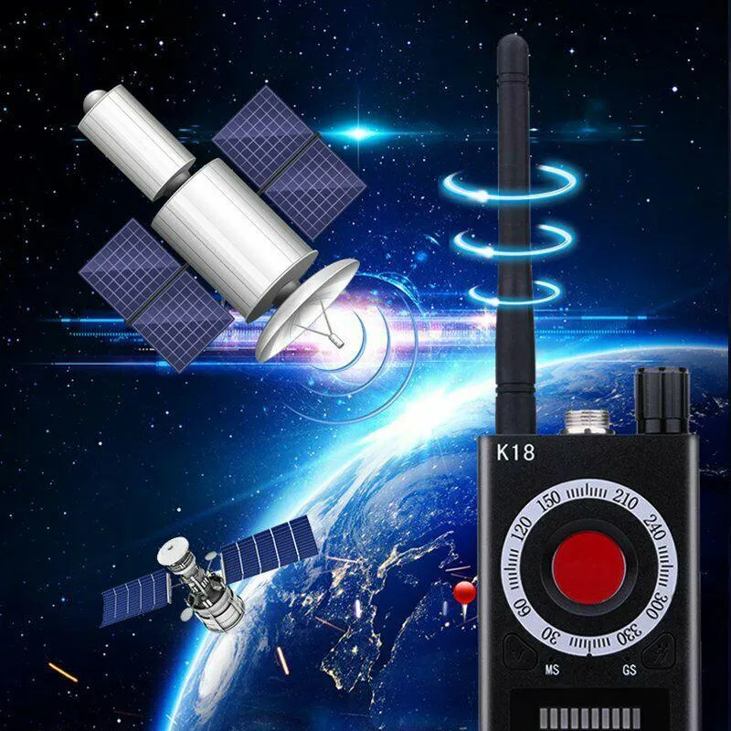 K18 다기능 방지 방지기 버그 미니 오디오 카메라 GSM Finder GPS 신호 렌즈 RF 로케이터 추적기 검출 무선 카메라 감지