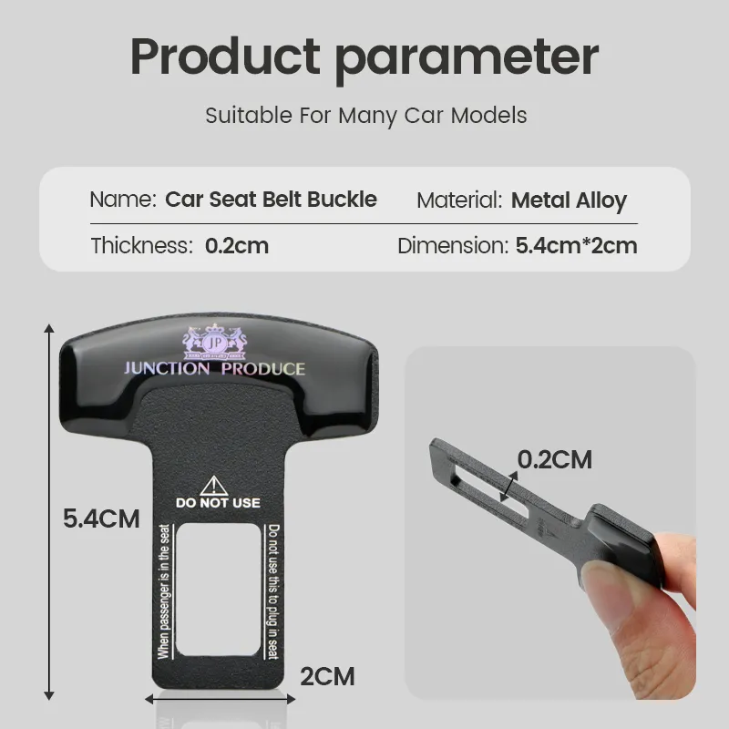 1st för JP VIP Junction producerar emblem bilsäkerhetsbälte säkerhetsbälte täck fordon spänne klipp säkerhetsbälte klipp biltillbehör1044007