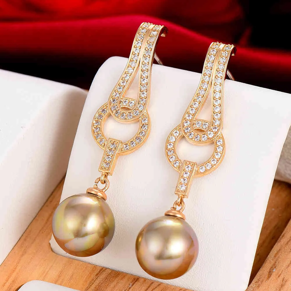 Missvikki magnifique BOHO charme perle pendentif boucle d'oreille pour les femmes de mariée bijoux de fête de mariage Style bohême accessoires de qualité supérieure