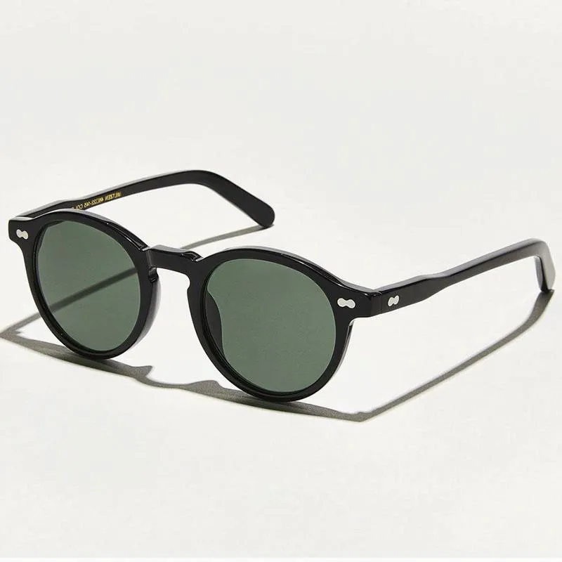 Sunglasses Round Man Lemtosh Sun Glasses Polarized Lens Woman Vintage Acetate Frame Top QualitySunglasses230Z