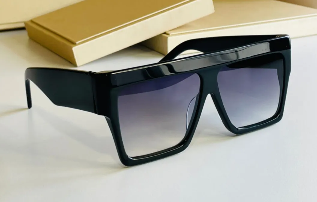 Occhiali da sole del rettangolo estivo bianco ombreggiato 40030 occhiali oversize oversize sunnies sonnenbrille occhiali da sole di moda occhiali da 247x
