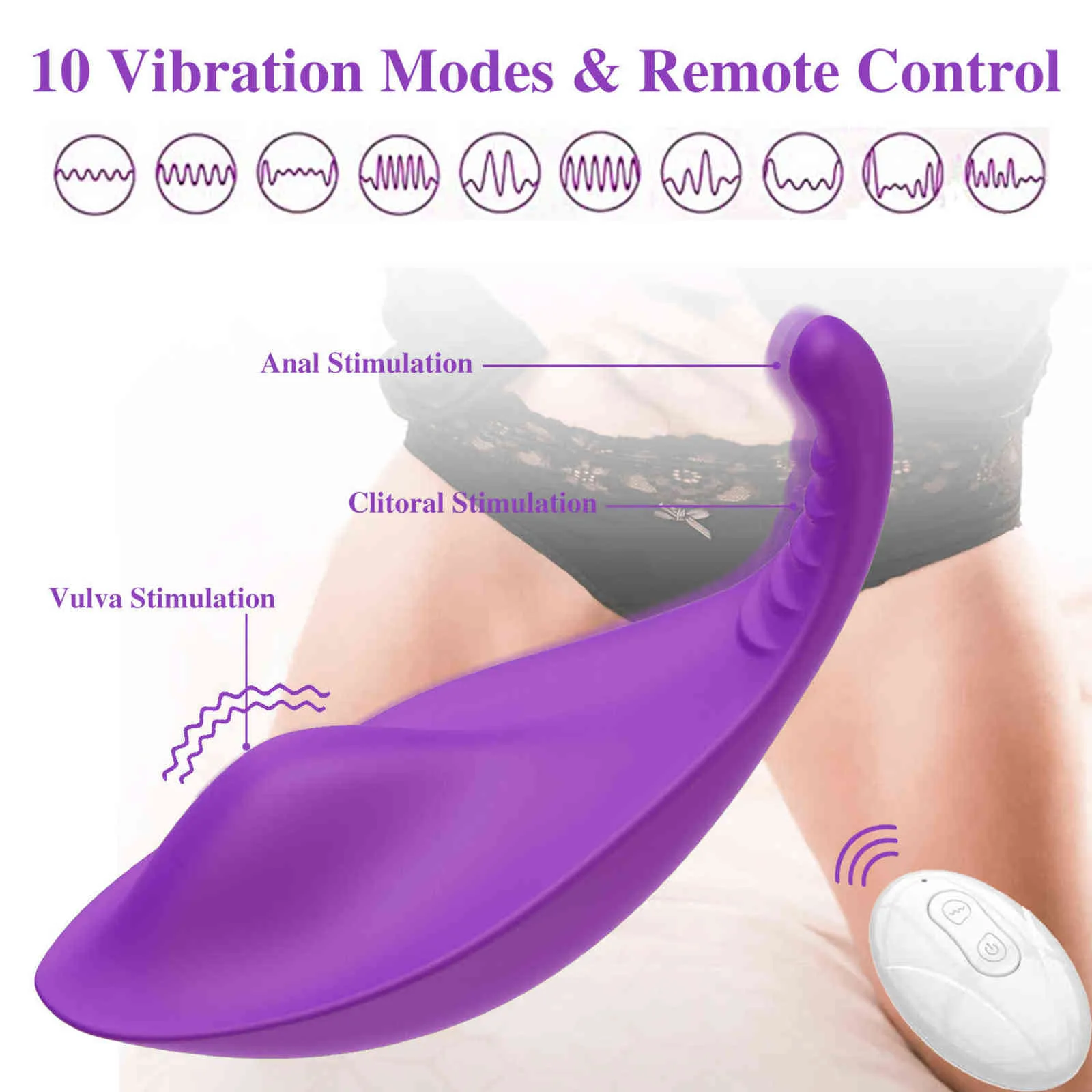 NXY vibratore telecomando senza fili indossare mutandine Gspot plug anale dildo maschio femmina negozio di giocattoli erotici prodotti adulti7307018