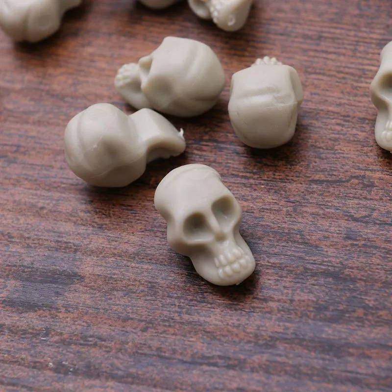 Simulation Skull Model Toys Modern Mini Skull Home Decoration Funny Model Toys Collection Miniatures Model