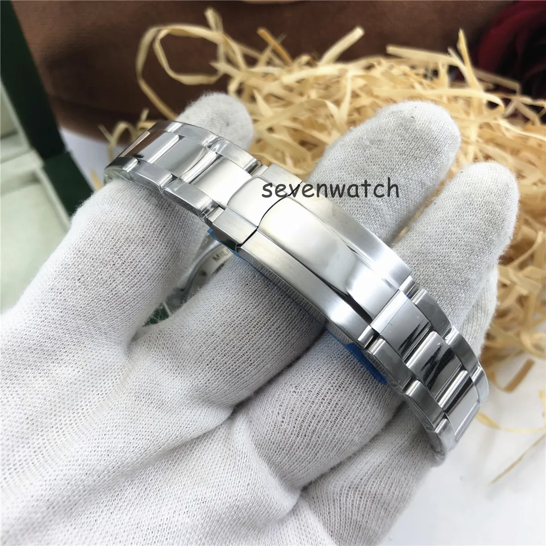 Lsolated campo magnético luxuoso horloge orologio di lusso reloj de lujo relógio automático pulseira de aço inoxidável mostrador preto masculino 271c