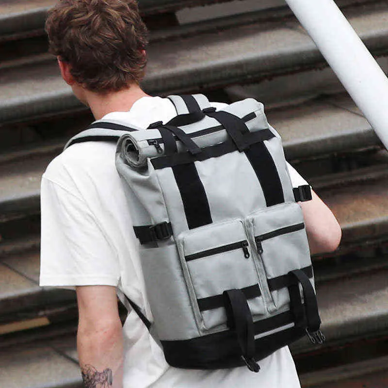Ozuko 40L Plecak podróżujący o dużej pojemności Men USB Plecak laptopa dla nastolatków Multifunkcja Podróż Męska Torba szkoła 211203302B