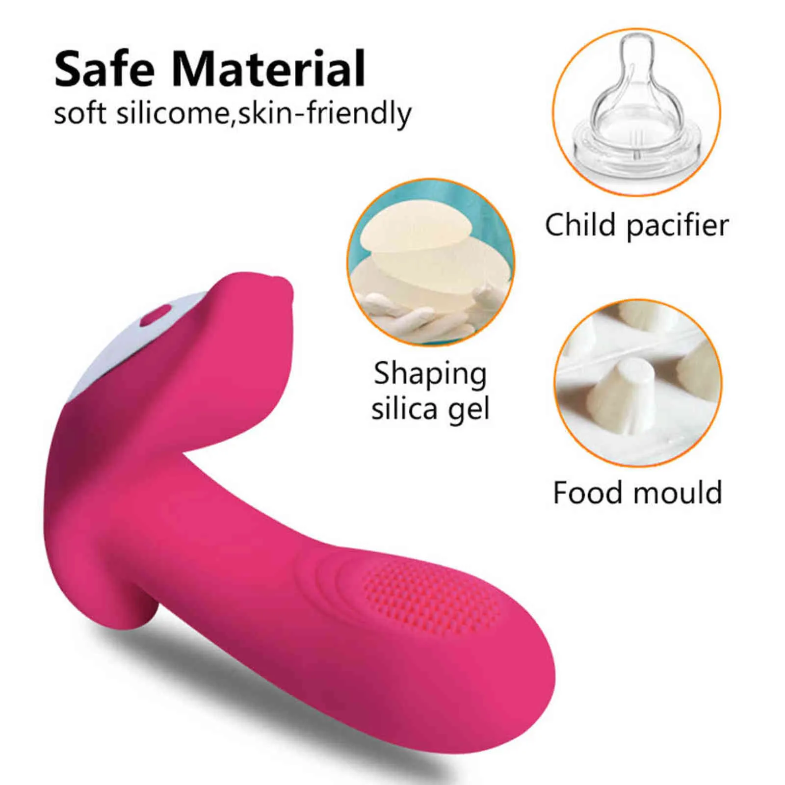 NXY Eggs Sex Toys Vibratore indossabile con telecomando Dildo Vibratori per donne Punto G Clitoride Farfalla invisibile_voghion.com
