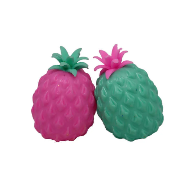 Pineapple Vent Ball Decompression Toys Fidget Funny TRP Squish Squeeze Stressball Balloon Anxiety Stress Relief Autism Squeezy Toy G58MXXY