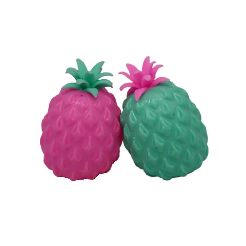 Pineapple Vent Ball Toys Funny TRP Squish Squeeze Stressball Balloon Anxiety Stress Relief Autism Squeezy Toy7076172