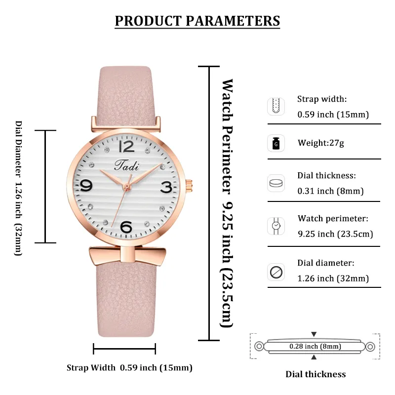 2020 femmes montre haut Style de luxe mode bracelet en cuir analogique Quartz montre-bracelet pour femme femmes robe horloge montres reloj mujer285E