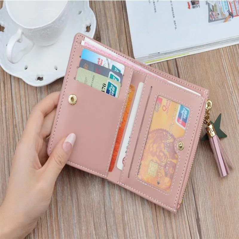 Femmes à fermeture éclair à glissière Purse de conception de conception du portefeuille portefeuille de carte de crédit féminine DB913
