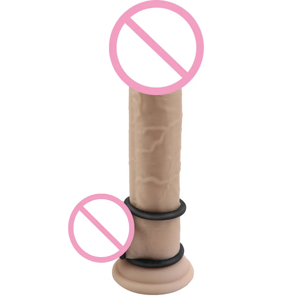 Yutong 3 pzSilicone Durevole Anello Del Pene Uomini Adulti Eiaculazione Ritardo Cazzo Anelli di Gomma Ingrandimento natura Giocattoli Il Maschio