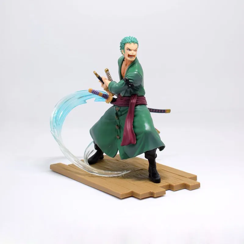 Anime 18 Scale Painted Figure Battle Version Zoro Vs Sanji Action Figure Sanji Vs Zoro PVC figure Toys Brinquedos 1314CM X05036182657
