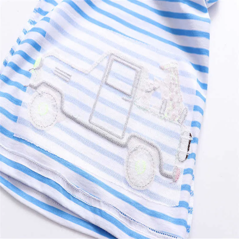 Toddler Summer shirts Boys Rocket Print Cotton Children ees ops Kids Clothing Brand Arrival ees Fashion 210529