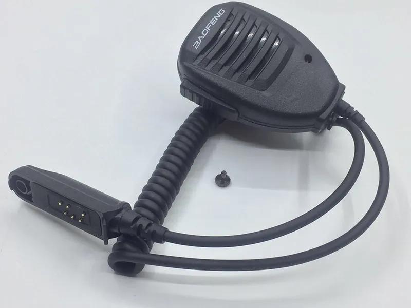 BAOFENG Shoulder Microphone handheld Speaker with Screw for BAOFENG A58 BF-9700 UV-9R R760 82WP Waterproof Walkie Talkie Ham Mic (5)