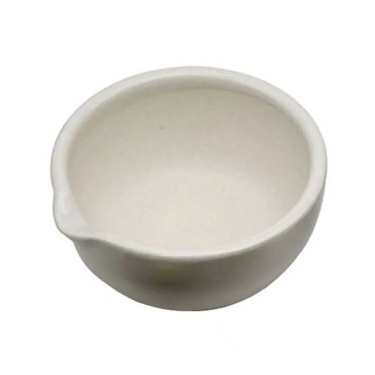 White Granite Mortar & Pestle Natural Stone Grinder for Spices, Seasonings, Pastes, Pestos and Guacamole 90mm-Dia 210611