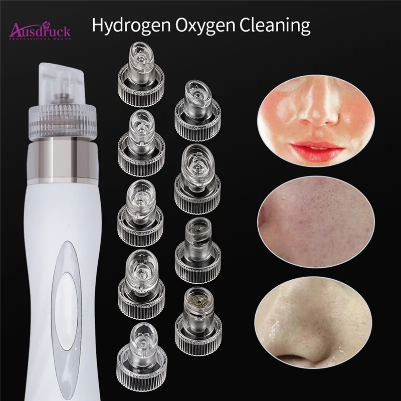 Multifonction 6in1 H2-O2 Petite bulle Équipement d'hydro-dermabrasion Aqua Peel Eau Oxygène Jet Peel H2O2 Épurateur de peau BIO RF Machine CE