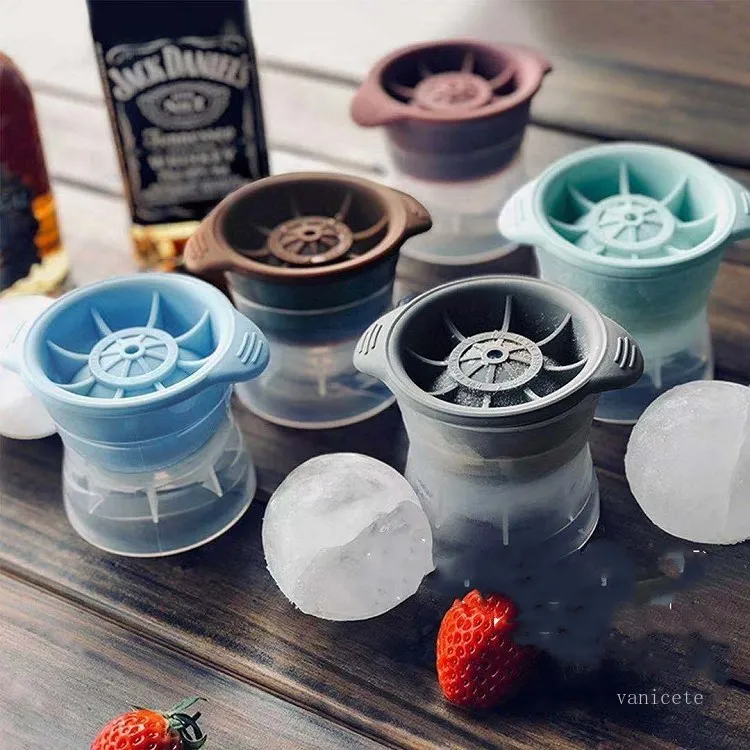 Silicone Sphère Ice Cube Moule Cuisine Empilable Fusion Lente DIY Boule De Glace Ronde Jelly Making Moule Bar Produits T2I52319